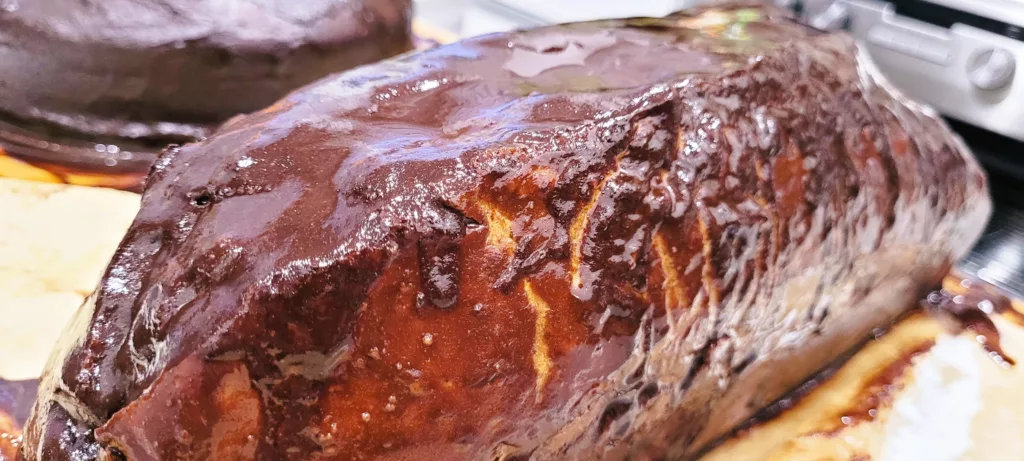 Przekładaniec czekoladowo – waniliowy