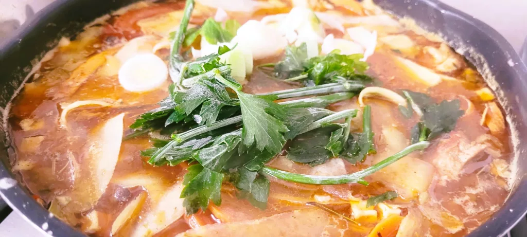 Gulasz wieprzowy z warzywami