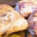 Mięso Pieczone z Solanki w Marynacie