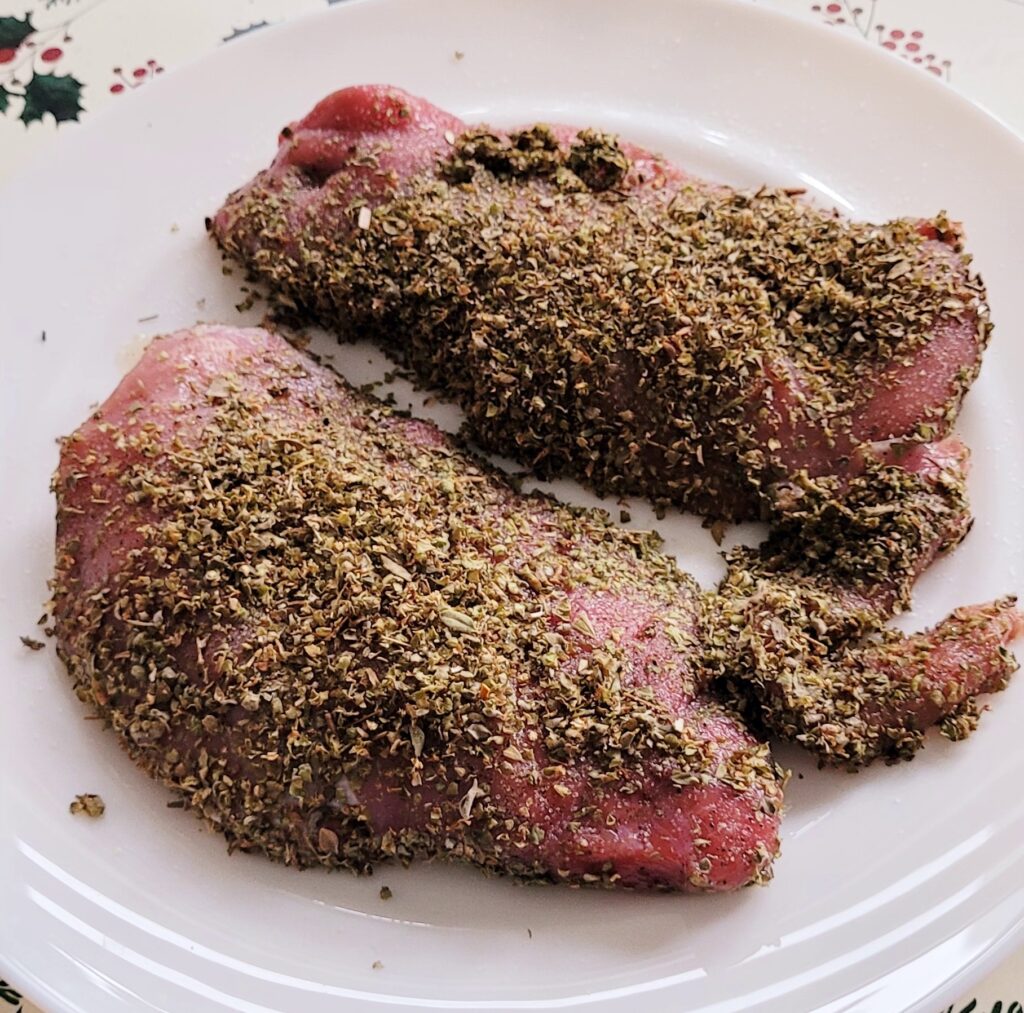 Pierś z kaczki duszona na patelni 